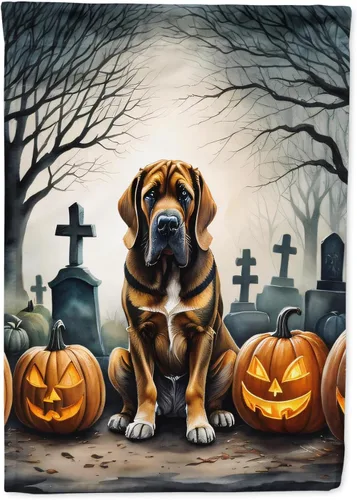 Miniatura 57 de Caroline's Treasures DAC2011GF - Bandera decorativa para jardín de Halloween con diseño de beagle para jardín, jardín, jardín, jardín, multicolor