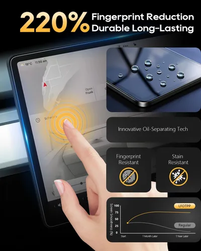 Miniatura 5 de LFOTPP Protector de pantalla para Honda CRV 2022 - CRV (EX/EX-L/Touring) 2018-2022 Pantalla táctil de 7 pulgadas [ClarityHD +] 2018 2019 2020 2021