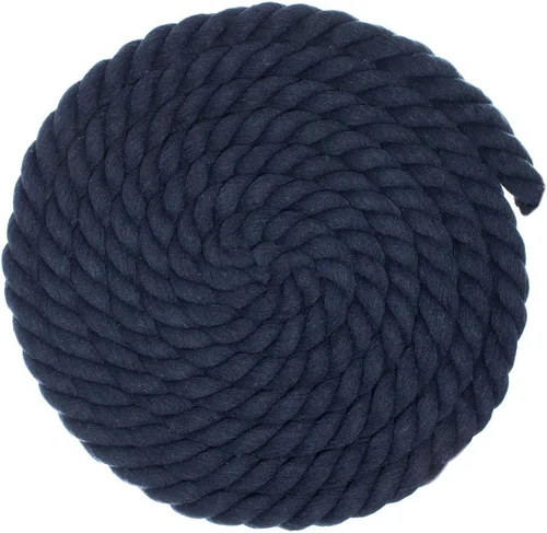 Miniatura 35 de West Coast Paracord - Cuerda de algodón natural trenzada de 3 hebras, 1/4, 1/2, 5/8, 3/4 y 1 pulgada de diámetro, 10, 25, 50, 100 pies Escala