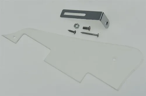 Miniatura 59 de KAISH Golpeador de guitarra LP blanco envejecido de 3 capas con soporte cromado para Epiphone Les Paul