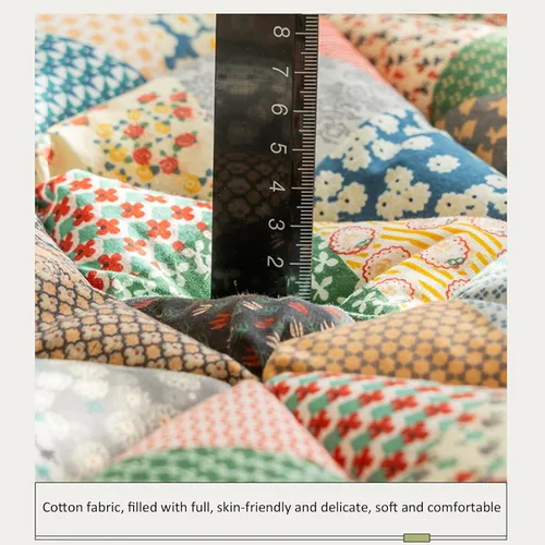 Miniatura 3 de Funda de sofá divertida y mullida, hecha a mano para otoño, invierno, jardín, elegante, de algodón, acolchada, antideslizante, funda de sofá