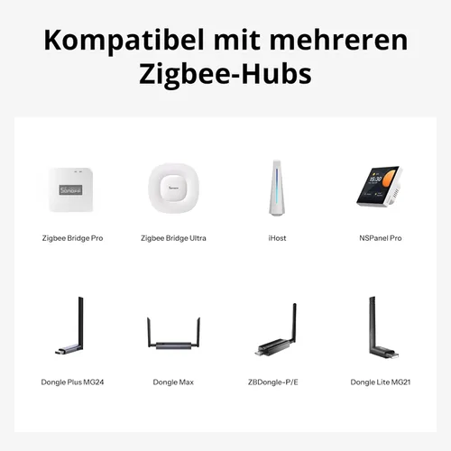 Miniatura 8 de SONOFF Mini Duo-L Zigbee Smart Switch – Sin cable neutro, Zigbee 3.0, doble canal, 16 A en total, compatible con Alexa, Google Home, temporizador