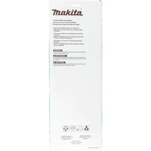 Miniatura 3 de Makita T-05608 Hoja de sierra de cinta portátil bimetálica de 18 TPI de 44-7/8 pulgadas, 3/paquete