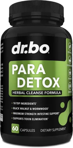 DR. BO para Cleanse Human Detox Guard - Píldoras intestinales de apoyo para humanos - Suplemento intestinal Pro Gut Health intestinal estómago para