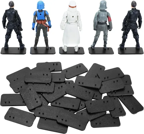 SIXPOINTS 36 piezas de base de exhibición de figuras de acción multiclavija de 6 pulgadas, soporte de soporte compatible con figuras de juguete de