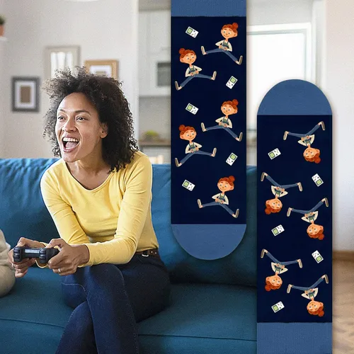 Miniatura 4 de AGRIMONY Calcetines divertidos con texto en inglés «Do Not Disturb Gaming» para hombres, mujeres, adolescentes, niños, Pascua, padres, cumpleaños