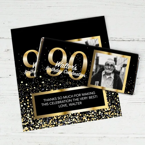 Miniatura 20 de Regalos personalizados de fiesta de dulces de 30 cumpleaños de 12 quilates con fotos de barras de chocolate y envoltorios, regalos para invitados
