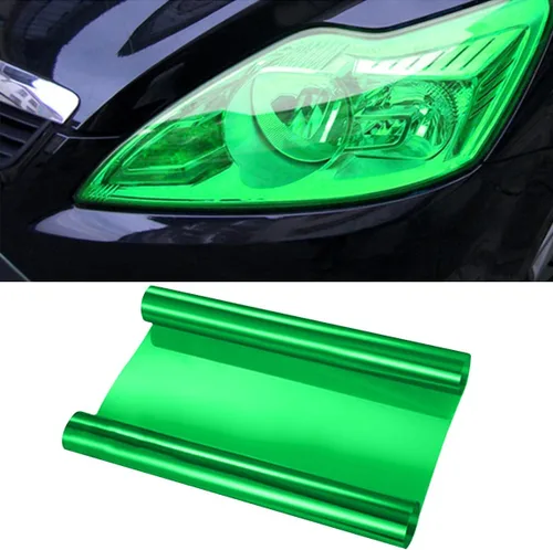 Miniatura 17 de Película de tinte autoadhesiva para luces de automóvil de 11.88×48 pulgadas, película de tinte para luz de freno, faro, luz trasera, luz antiniebla
