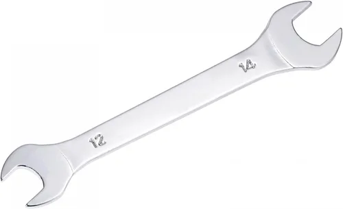 Miniatura 7 de uxcell Llave fina de extremo abierto, 0.669 in x 0.748 in, espejo métrico, acero de alto carbono, para mantenimiento doméstico y reparaciones