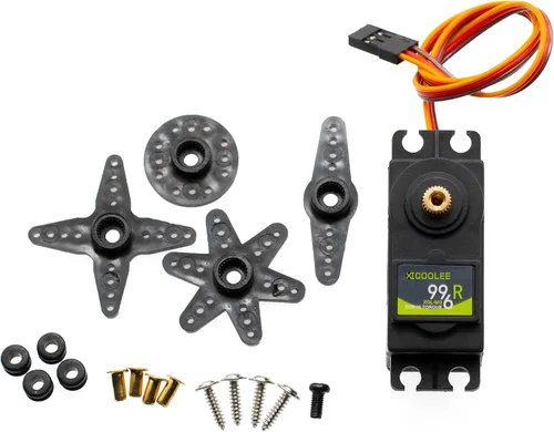 Miniatura 7 de MG-996 1.94 oz Servo Metal Gear de alta velocidad Servo Motor servo digital para robots bipedados programables, manipuladores, barco de control