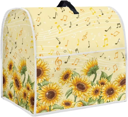 Miniatura 14 de Funda para batidora de pie de libélula bohemia compatible con mezclador de cocina de 4.5 a 5 cuartos de galón, a prueba de polvo, cubierta