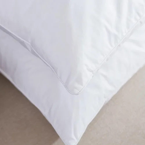 Miniatura 3 de feather & loom Paquete doble de almohada de mezcla de plumas de ganso blanco y plumón Jumbo