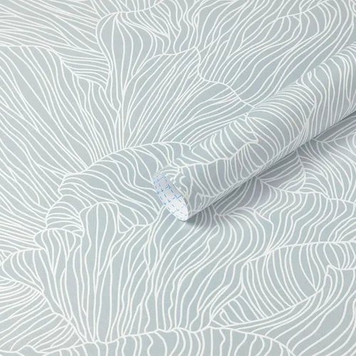 Miniatura 15 de Heroad Papel tapiz de leopardo bohemio para despegar y pegar, papel de contacto blanco y dorado, papel de pared de animales de la selva, papel tapiz