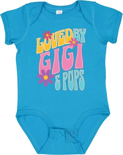 Miniatura 10 de inktastic Gigi and Pops Love Me - Body de bebé para nieta