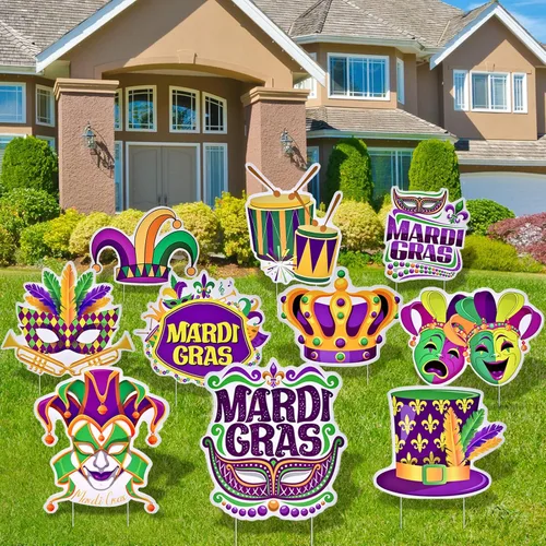 Miniatura 8 de Juego de 10 carteles de regreso a la escuela con estacas, diseños surtidos de manzana, búho y autobús escolar para decoración de jardín y césped al