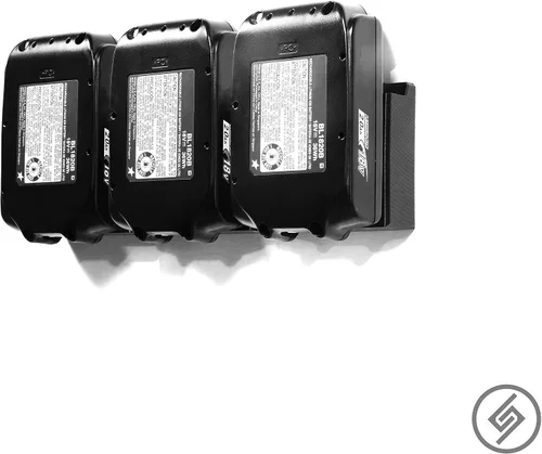 Miniatura 3 de Soporte Spartan para batería Makita de 18 V Soporte de gancho de pared Almacenamiento de herramientas eléctricas Blog DIY sala de manualidades