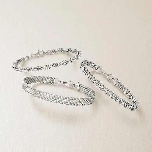 Miniatura 5 de Ross-Simons Jewelry Set 3 Link Bracelets