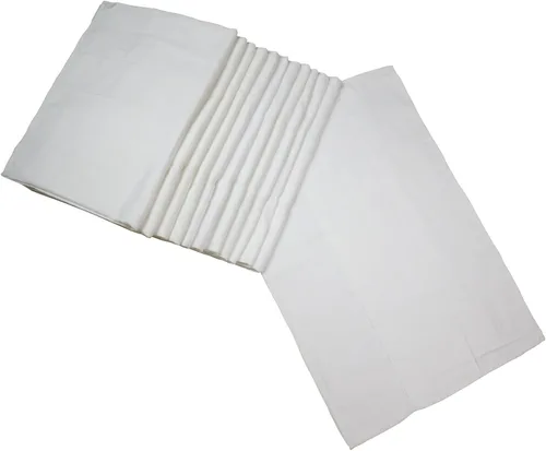 OsoCozy Pañales de tela preplegados (1 doz), suaves, absorbentes, duraderos, 100% algodón