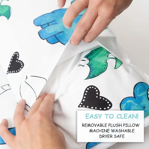 Miniatura 5 de JumpOff Jo - Colchoneta para siesta para niños, saco de dormir para niños con almohada extraíble y manta ultra suave para preescolar, guardería