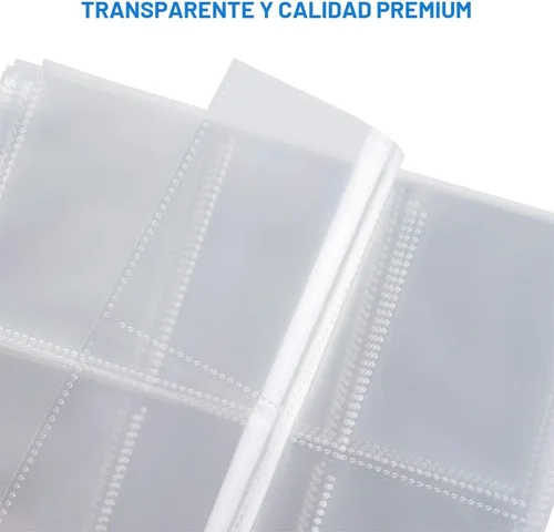 Miniatura 4 de 36 paquetes de 9 bolsillos protectores de página, fundas para tarjetas de intercambio de doble cara Sooez para carpeta de 3 anillas, soporte