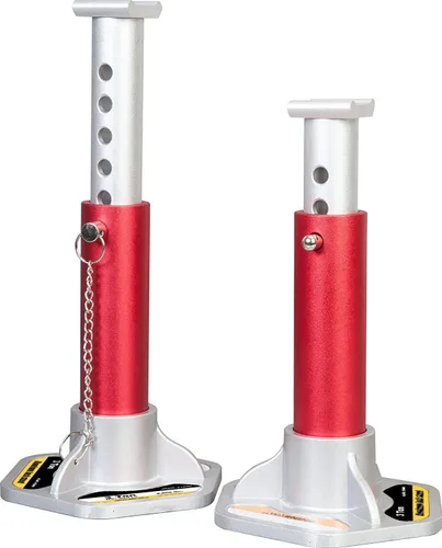 Miniatura 14 de BIG RED AT42002R Torin - Gatos de acero para auto, 2 toneladas (4,000 libras) de capacidad, rojo, 1 par