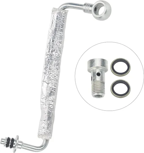 Tubo de alimentación de aceite turbo, línea de retorno de aceite del turbocompresor compatible con Buick Chevy Vehicle Encore 13-18, Cruze 11-18,