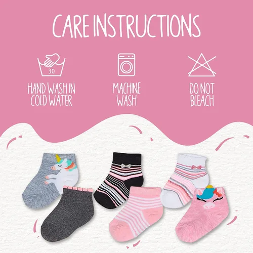 Miniatura 3 de Cherokee baby-girls 12 Pack Shorty Socks