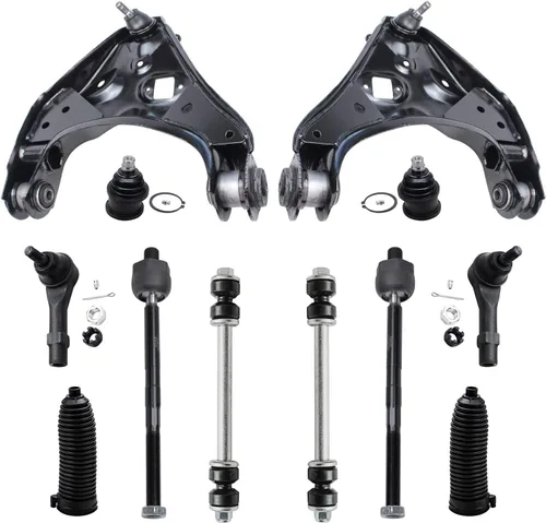Miniatura 92 de Detroit Axle - Kit de extremo delantero para Ford 1998-2001 Explorer Mercury Mountaineer, 4 barras estabilizadoras delanteras y traseras, 2 brazos