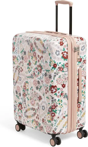 Miniatura 2 de Vera Bradley Maleta rígida con ruedas para mujer, Paisley de la pradera, Maleta con ruedas rígidas