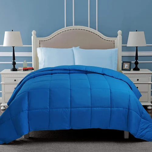 BNM - Manta reversible para todas las estaciones, esponjosa, decorativa, edredón de felpa, mantas, ropa de cama de gran tamaño, diseño de edredón de