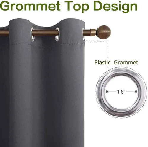 Miniatura 5 de Erosebridal Cortinas opacas de hojas para ventana de puerta, cortinas opacas de hojas blancas y negras, cortina de puerta de hojas, plantas Hojas