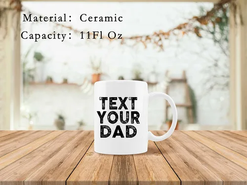 Miniatura 4 de QUICQOD Taza de cerámica con texto en inglés "Call Your Mom", divertida taza de café para dormitorio universitario, regalos de primer año