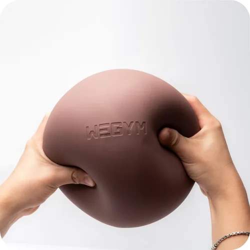 Miniatura 3 de Pelota de Pilates WeGym de 7.87 pulgadas con bomba, bola de ejercicio resistente al deslizamiento, mini bola de yoga para fuerza central, Bosque