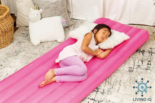 Miniatura 7 de Living iQ Jr Cama de Aire Inflable para Niños Tamaño Individual, Colchón Hinchable con Tema L.O.L. Surprise!, Vinilo Resistente al Agua y a
