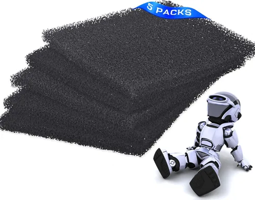Antidious Paquete de 5 filtros de carbón activado para extractor de humos, filtro portátil de absorción de humo, equipo de extracción de ventilador