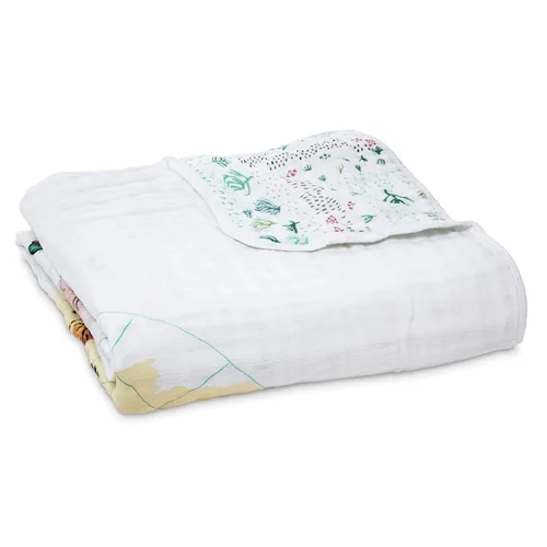 Miniatura 15 de aden + anais Manta de muselina 100% algodón orgánico para bebé, ropa de cama de cuna para recién nacidos y niños pequeños, cobija de guardería