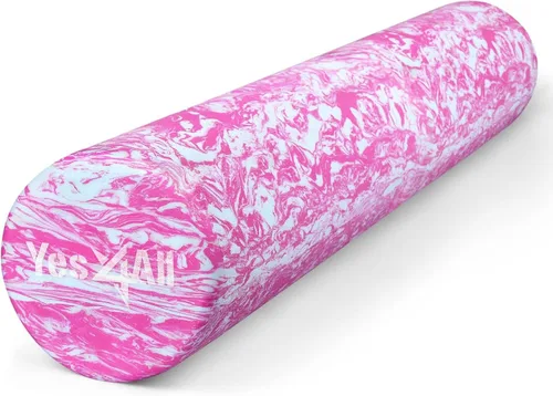 Miniatura 21 de Yes4All Rodillo de espuma EVA firme para la espalda - Rodillo redondo para la espalda para ejercicio, yoga y pilates 12/18/24/36 pulgadas A. Azul