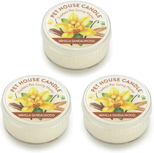 Miniatura 33 de Pet House - Mini velas para olor de mascotas, a base de plantas, velas perfumadas aptas para perros y gatos, té verde lavanda, paquete de 3