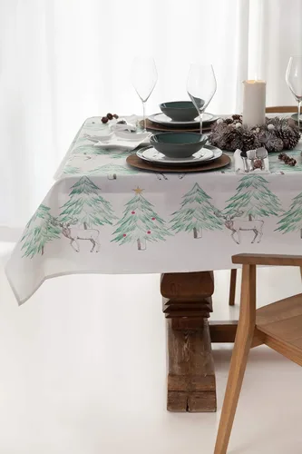 Miniatura 4 de Mantel de Navidad nórdico rectangular (59 x 78 pulgadas, contemporáneo)