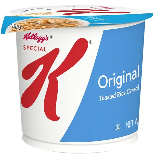 Miniatura 9 de Kellogg's Special K, Cereal de desayuno en taza, original, tamaño a granel, 12 unidades (paquete de 2, bandejas de 7.5 onzas)