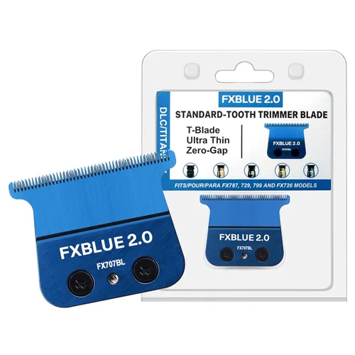 Miniatura 9 de FXGOLD 2.0 - Cuchilla de repuesto para todas las recortadoras BaBylissPRO FX787 y FX726, cuchillas de repuesto DLC ultra precisas compatibles