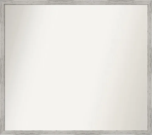Miniatura 17 de Amanti Art Espejo de baño blanco para sobre el fregadero, 32 x 45 pulgadas, espejo de tocador rectangular blanco esbelto, marco de madera moderno