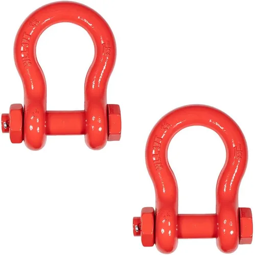 Miniatura 13 de Mytee Products - Grillete de anclaje forjado de 5/8" de acero al carbono con tornillo de aleación, 3.25 toneladas (6,500 libras) de capacidad de 20