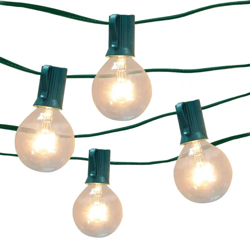 Miniatura 5 de Ashland Guirnalda de luces redondas G40 de 16 quilates, paquete de 8