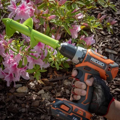 Miniatura 2 de XtremepowerUS Taladro de bulbo de flores para plantas de jardín, poste rápido de 3.5 x 12 pulgadas para maceta o excavadora de agujeros