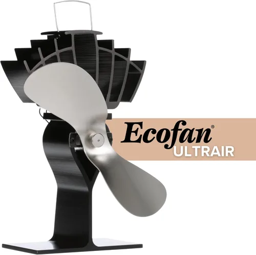 Miniatura 2 de Ecofan UltrAir, Ventilador a calor, para horno a leña, mediano, hecho en Canadá., NA, Nickel Blade, M Níquel