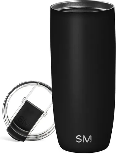Miniatura 20 de Simple Modern Taza de Café de Viaje Tumbler con Tapa Abatible Reutilizable Aislada de Acero Inoxidable Cold Brew Taza de Café Helado Termo