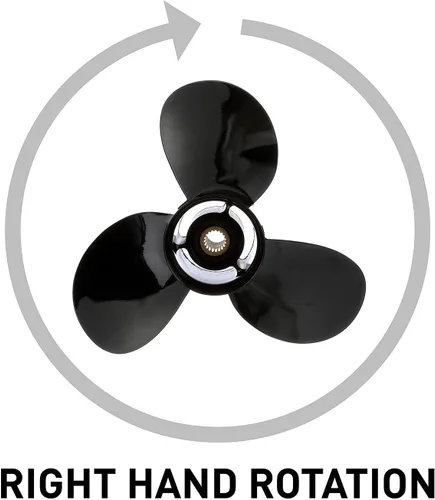 Miniatura 4 de Quicksilver Black Diamond Bravo Two Propeller Black Finish