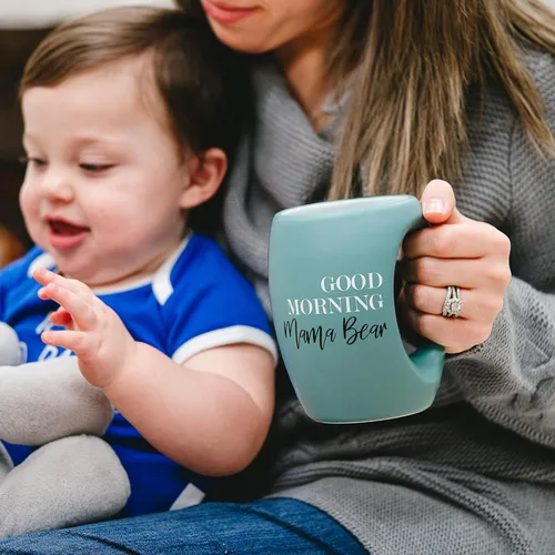 Miniatura 5 de Good Morning Mama Bear - Taza de café abrazable de gres de 16 onzas