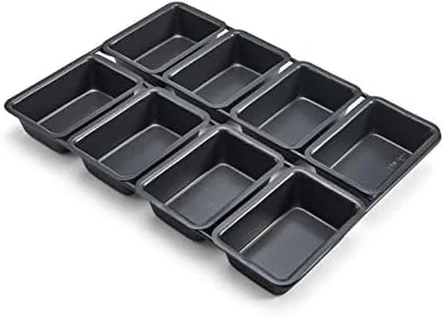 Miniatura 6 de Chicago Metallic Sartén profesional de 1 libra no Stcik, perfecta para pasteles de libra, pasteles de carne y mucho más. Mide 8.5 x 4.5 pulgadas